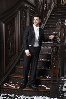 "Capri" Black Full Dress Jacket Peak (Separates)-0