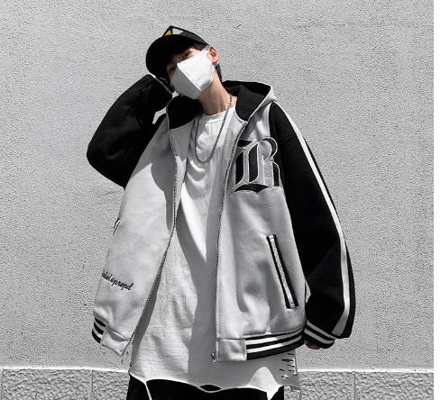 Women's American Style Hooded Baseball Uniform